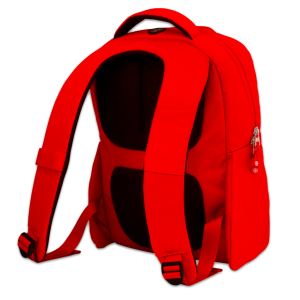 Red backpack PNG image-6359